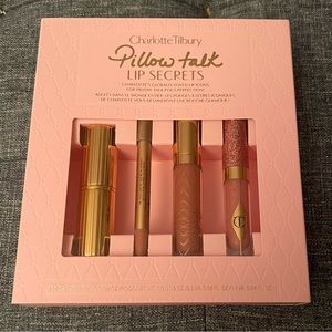 CHARLOTTE TILBURY Pillow Talk Lip Secrets 4 piece Set NWB